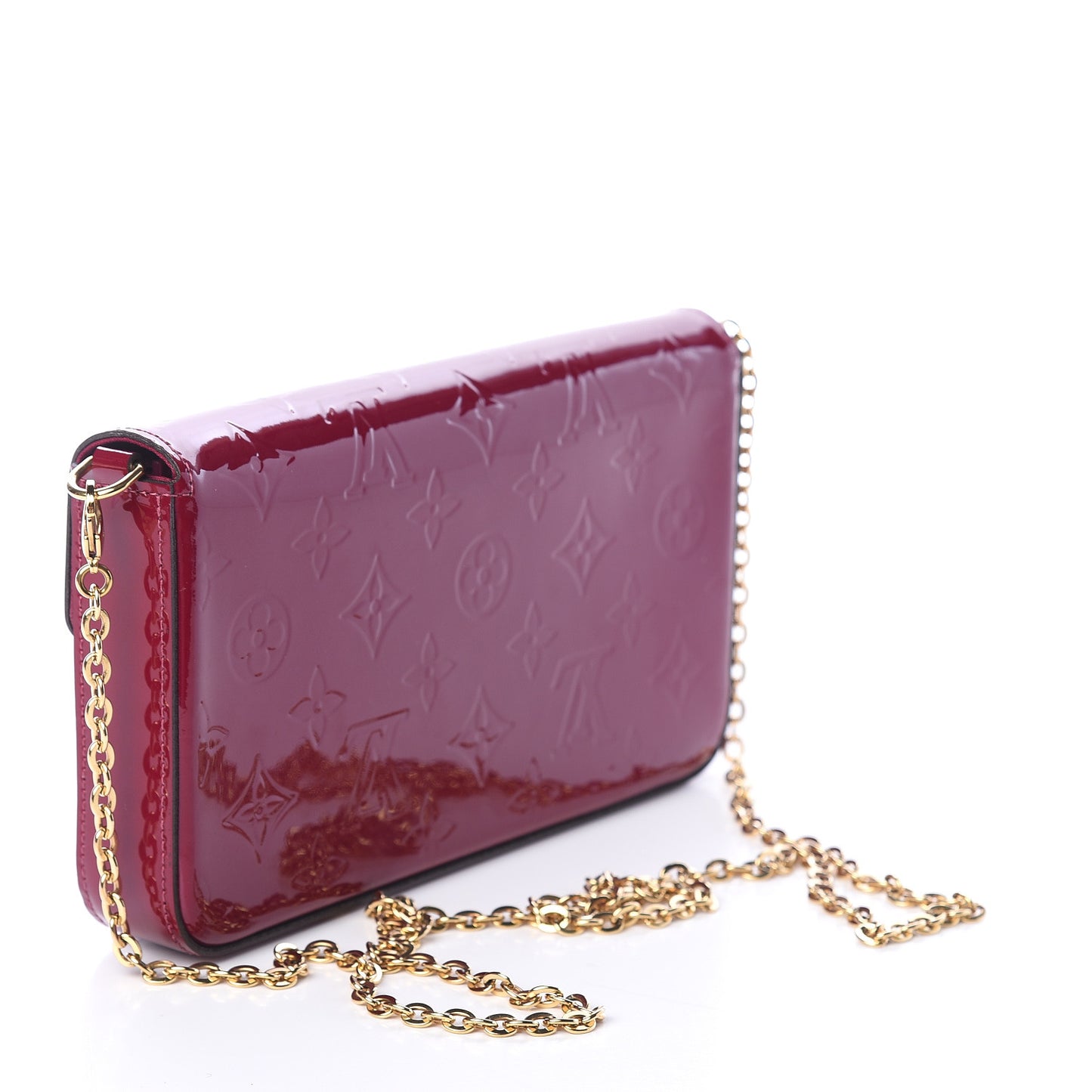 Vernis Felicie Chain Wallet Magenta