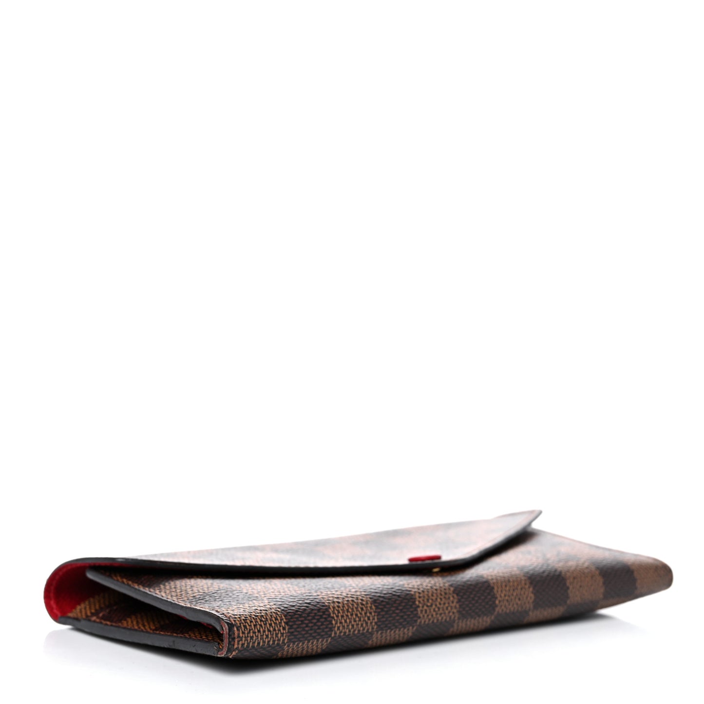 Damier Ebene Josephine Wallet Red