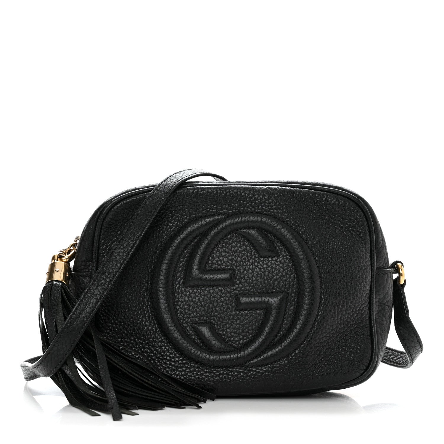 Gucci Pebbled Calfskin Small Soho Disco Bag Black 1 of 12