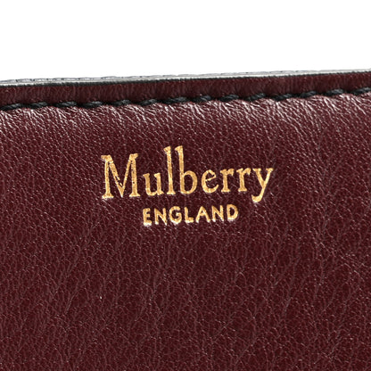 Mulberry Natural Grain Calfskin College Stripe Oversized Bayswater Navy White Oxblood 5 of 13