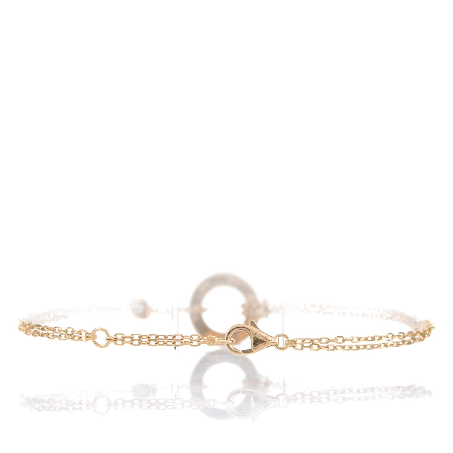 Cartier 18K Yellow Gold Diamond LOVE Bracelet 3 of 4