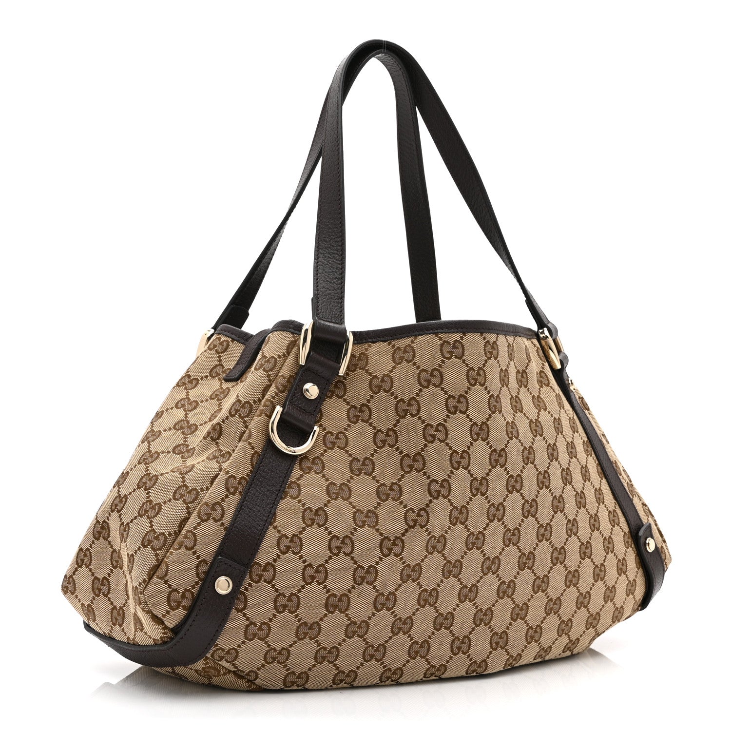 Gucci Monogram Medium Abbey Shoulder Bag Dark Brown 3 of 10