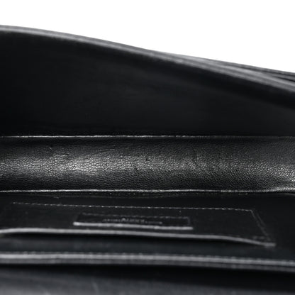 Saint Laurent Box Calfskin Monogram Medium Solferino Satchel Black 5 of 14