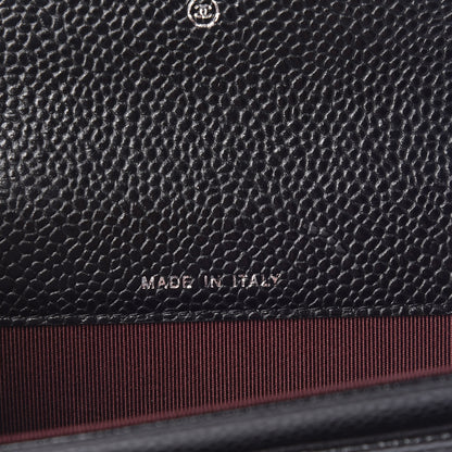 Chanel Caviar Quilted Flap Card Holder Black 6 of 8