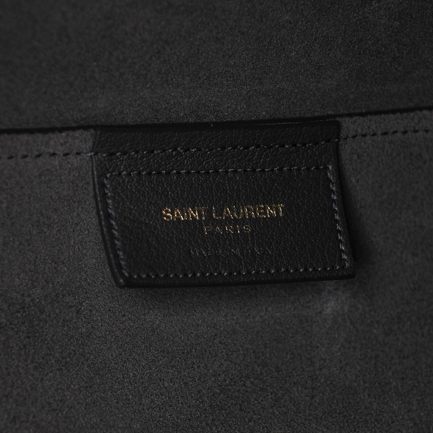 Calfskin Large Shopping Tote Dark Grey