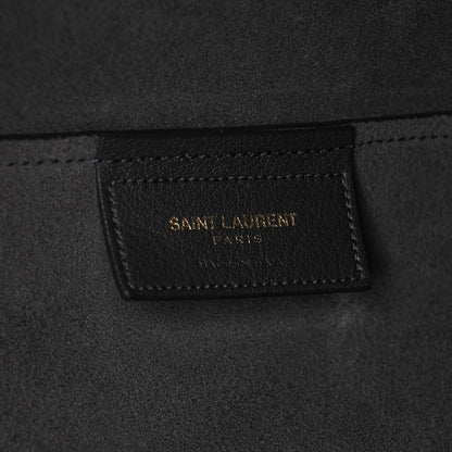 Saint Laurent Calfskin Large Shopping Tote Dark Grey 6 of 6