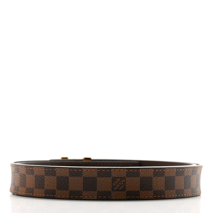 Louis Vuitton Mini Damier Ebene 25mm LV Initiales Belt 90 36 2 of 10