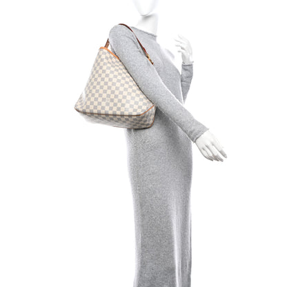 Louis Vuitton Damier Azur Delightful PM Pink 2 of 10
