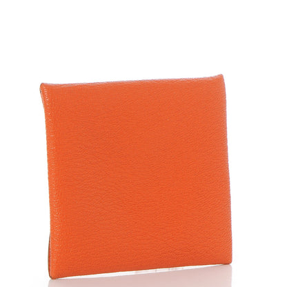 Hermes Chevre Mysore Bastia Coin Purse Feu 3 of 8