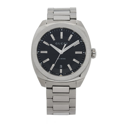 Gucci Stainless Steel 40mm GG2570 Quartz Watch Black 1 of 5