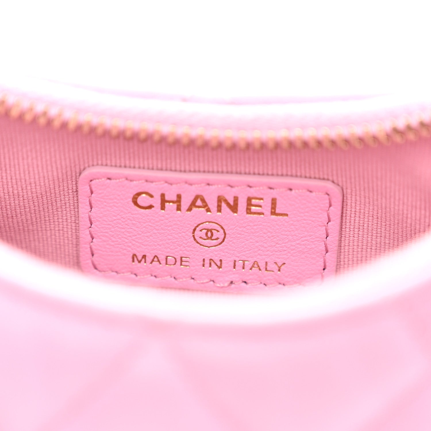 Chanel Lambskin Quilted Mini Chain Around Hobo Pink 6 of 10