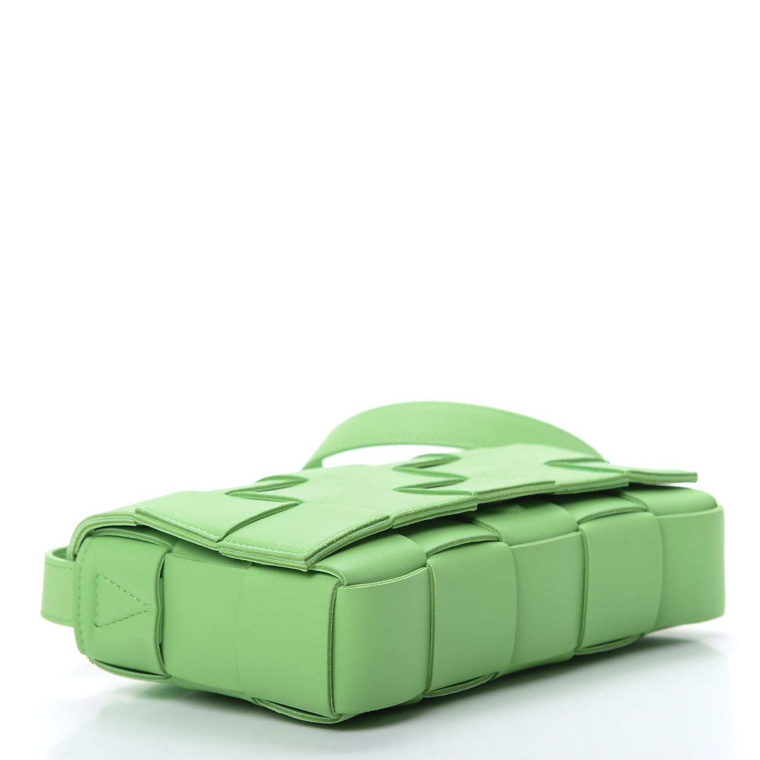 Bottega Veneta Nappa Maxi Intreccio Cassette Bag Pistachio 4 of 10