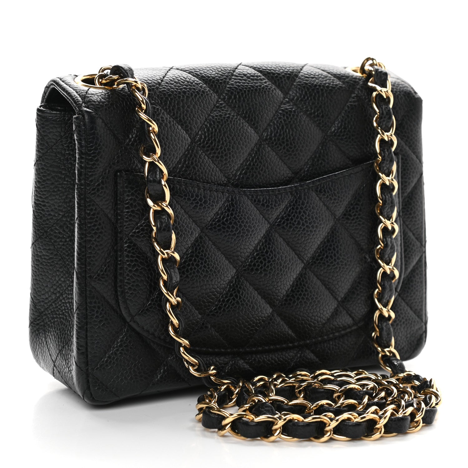 Chanel Caviar Quilted Mini Square Flap Black 3 of 9