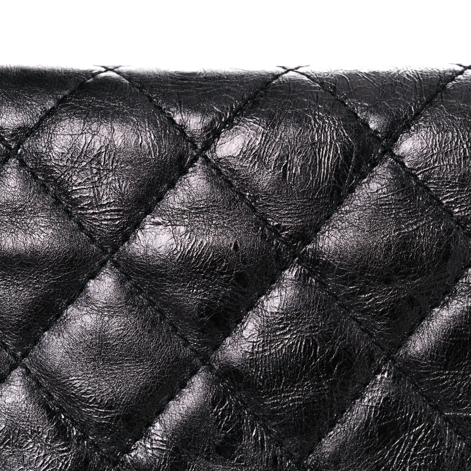 Chanel Metallic Aged Calfskin Quilted 2.55 Reissue 227 Flap So Black 18 of 20