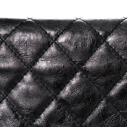 Chanel Metallic Aged Calfskin Quilted 2.55 Reissue 227 Flap So Black 18 of 20