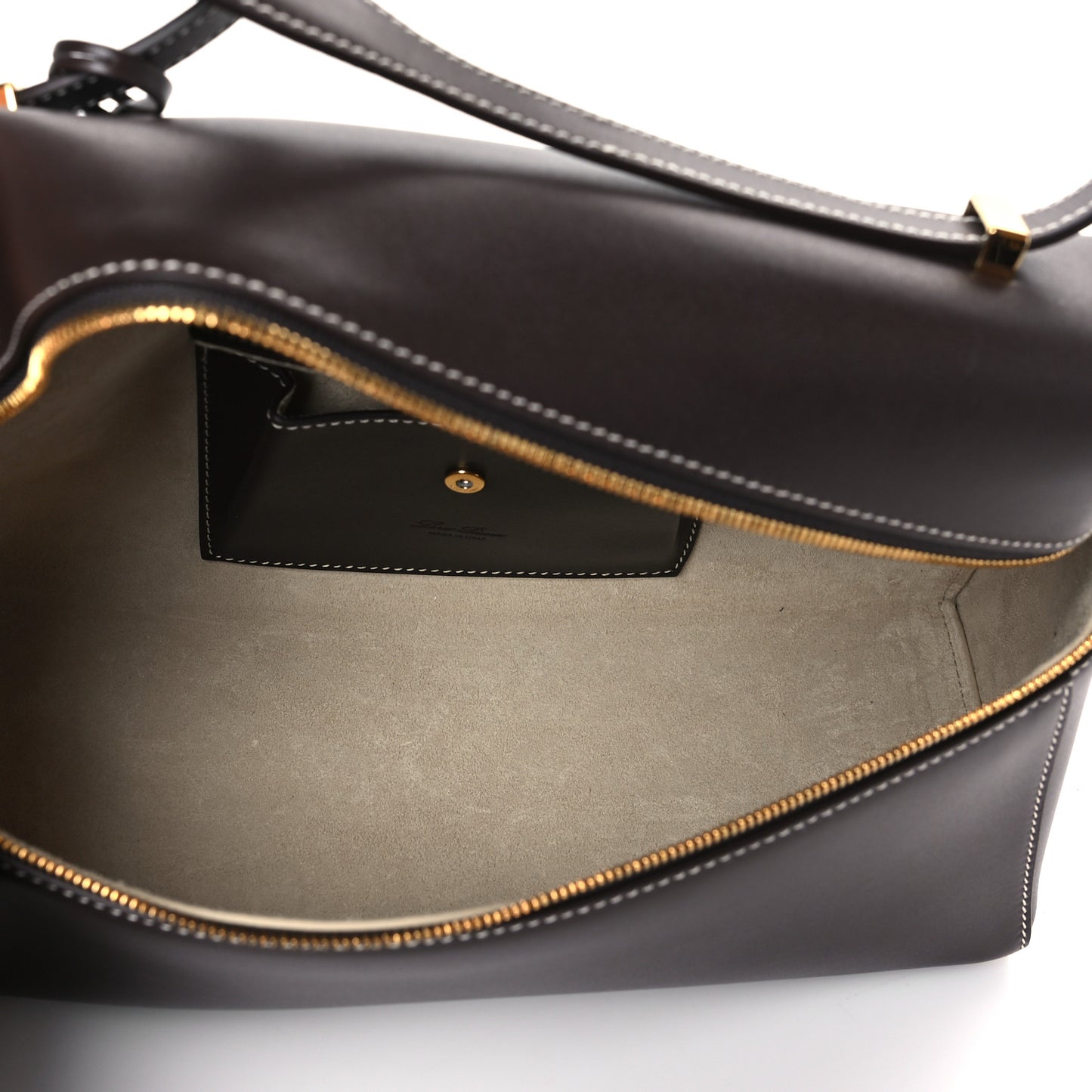 Smooth Calfskin Extra Bag L27 Dark Chocolate Licorice