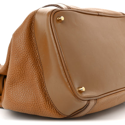 Burberry Grainy Calfskin Medium Golderton Tote Brown 9 of 12