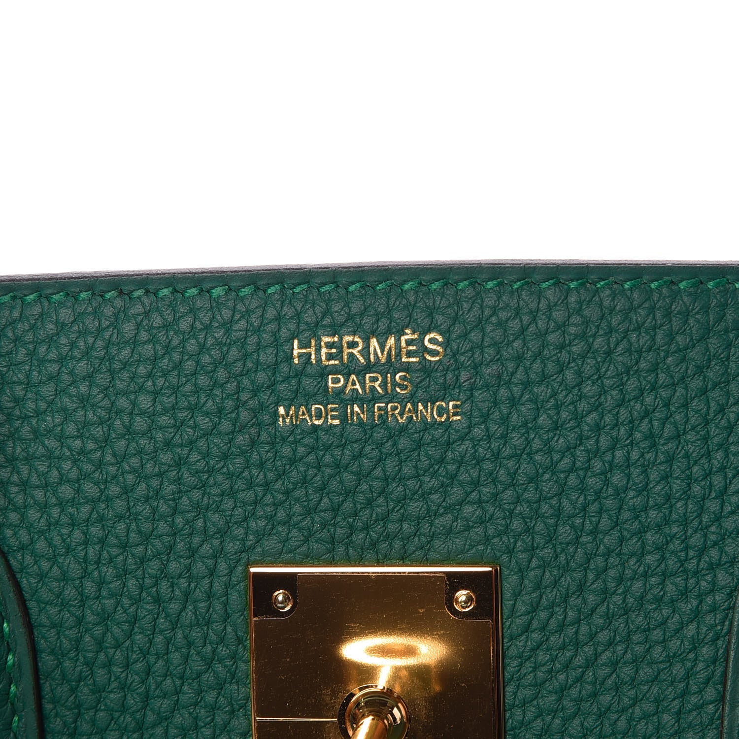 Hermes Togo Birkin 35 Malachite 6 of 9
