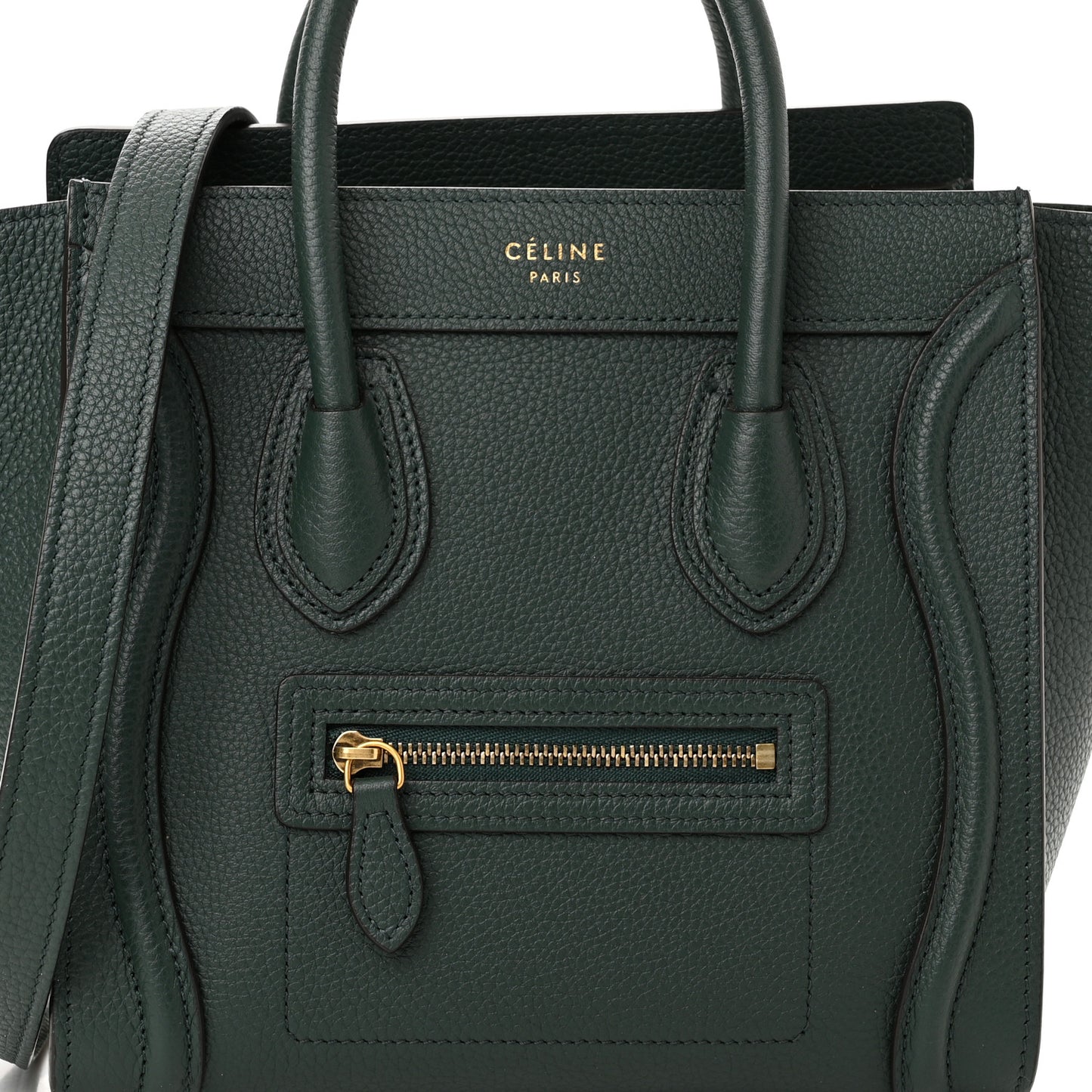 Drummed Calfskin Nano Luggage Amazone