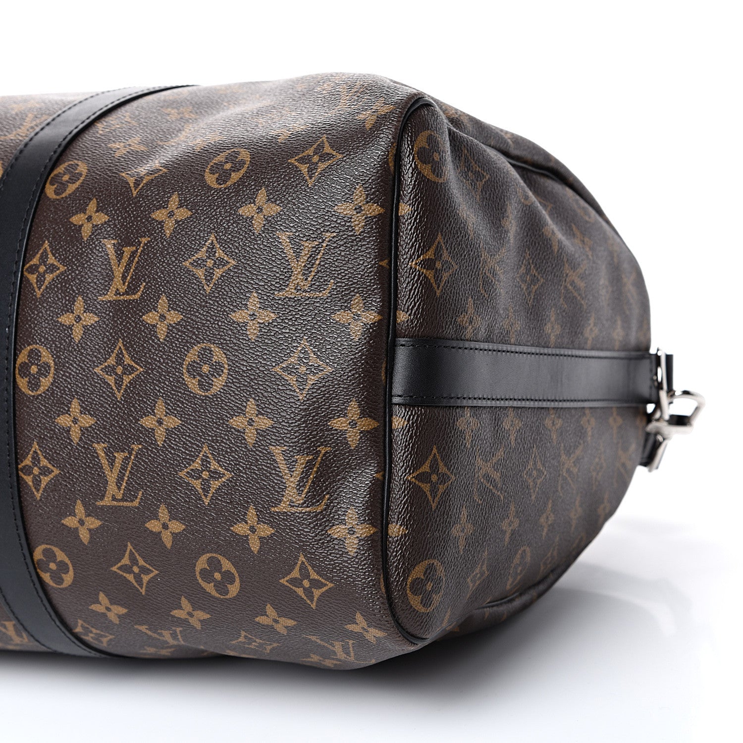 Louis Vuitton Monogram Macassar Keepall Bandouliere 45 9 of 12