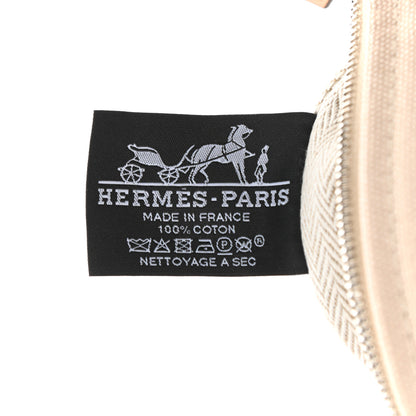 Hermes Canvas Small Bride-A-Brac Pouch Natural 6 of 9