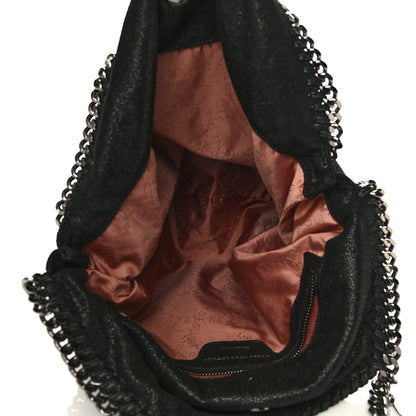 Stella McCartney Shaggy Deer Falabella Fold Over Tote Black 5 of 11