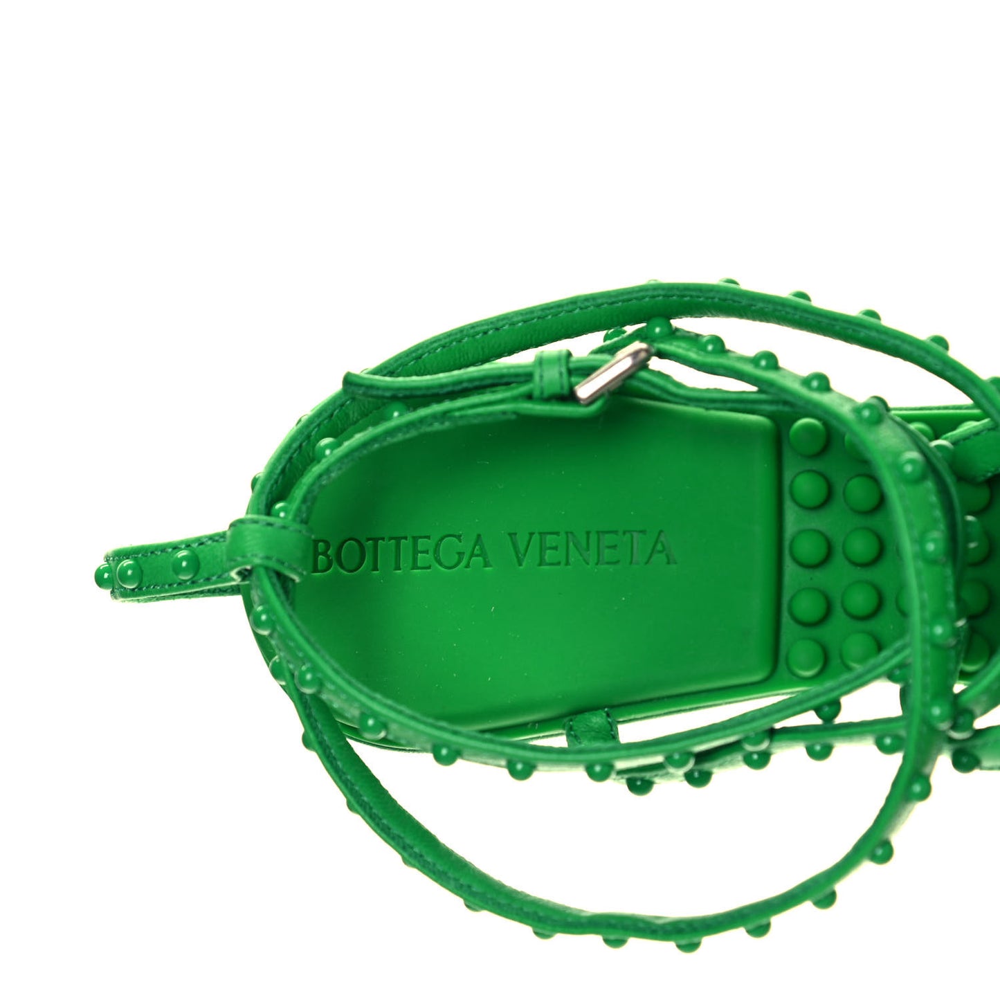 Nappa Lagoon Bubble 100mm Sandals 38 Grass