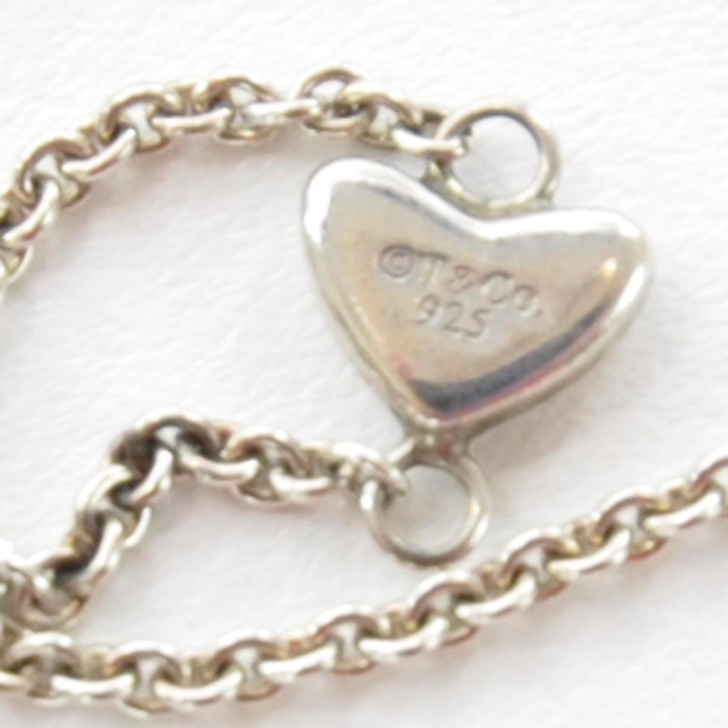 Sterling Silver Heart Lariat Necklace