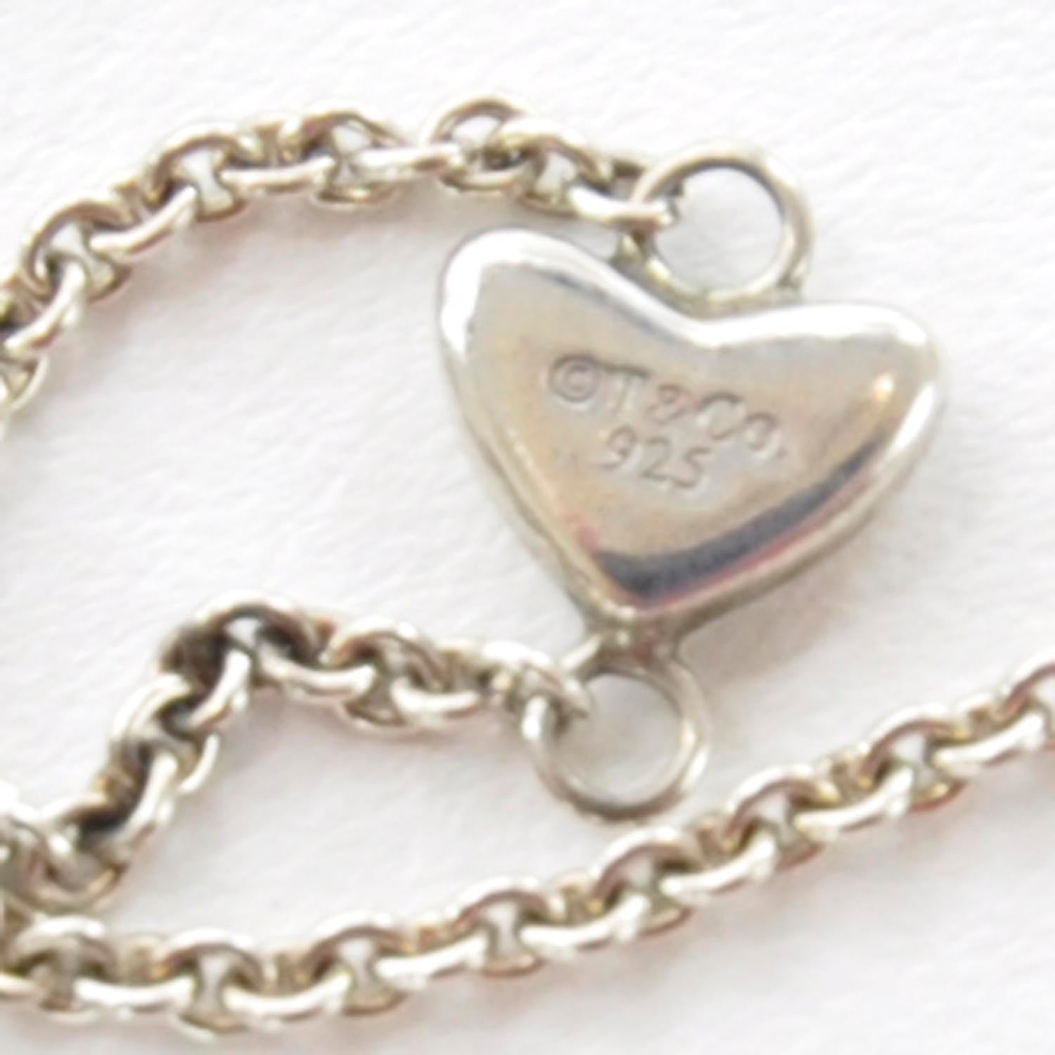 Tiffany Sterling Silver Heart Lariat Necklace 5 of 5