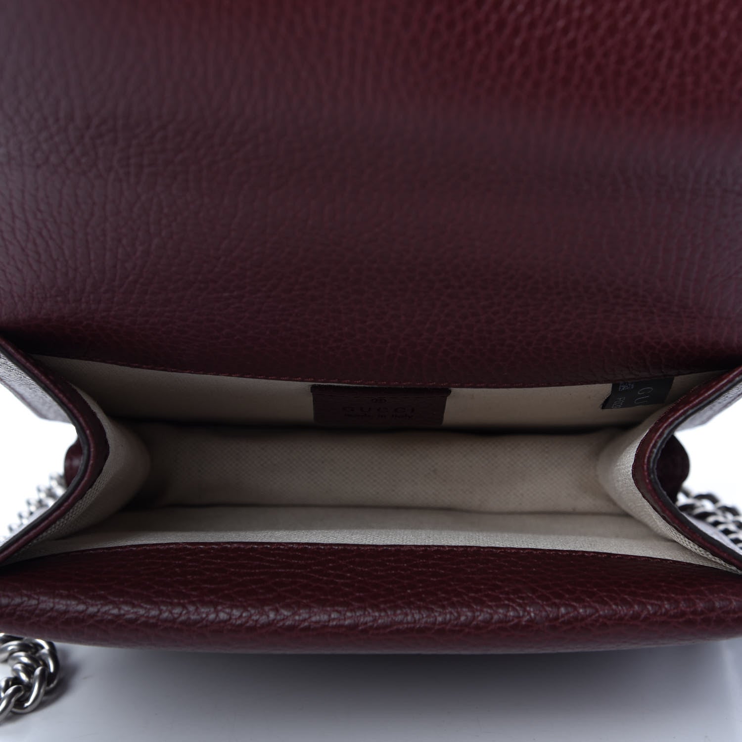 Gucci Dollar Calfskin Crystal Mini Dionysus Shoulder Bag Vintage Bordeaux 5 of 9