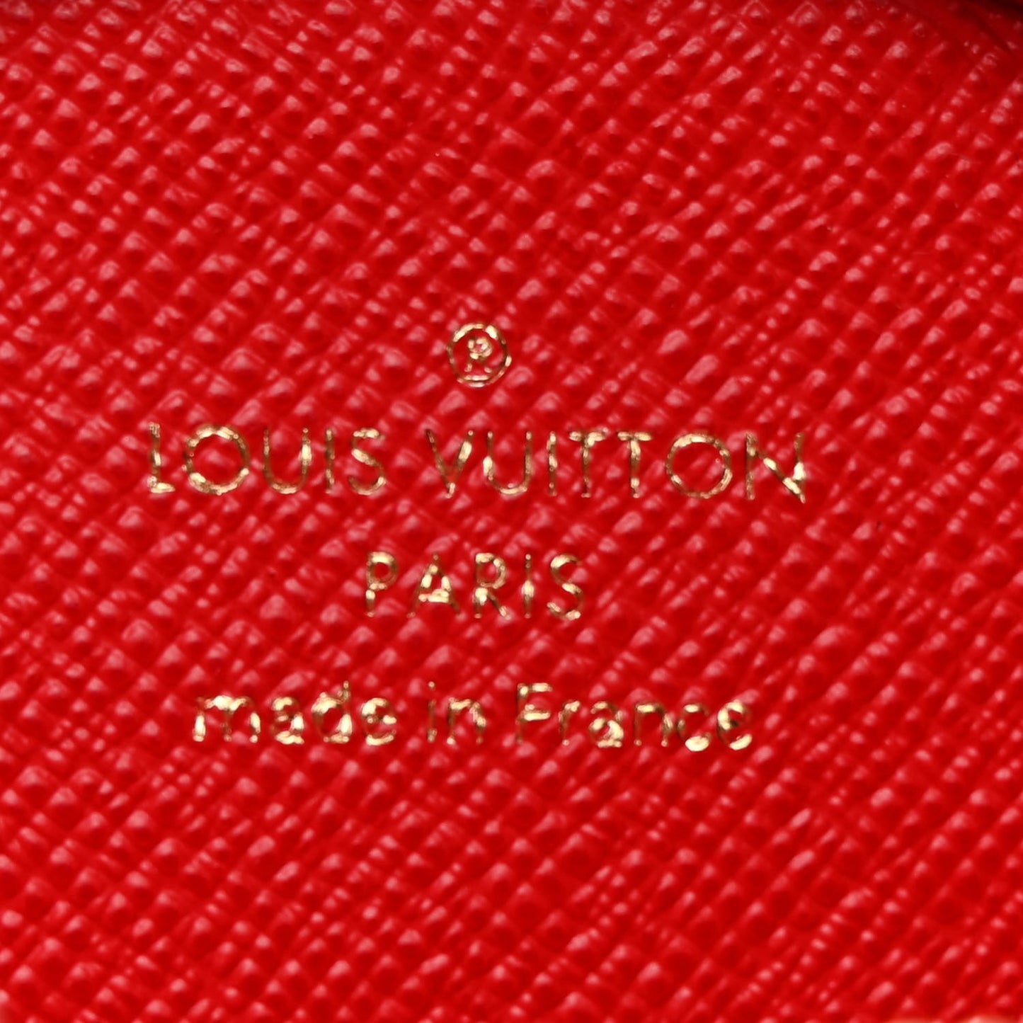 Monogram OnTheGo East West Round Coin Purse Red