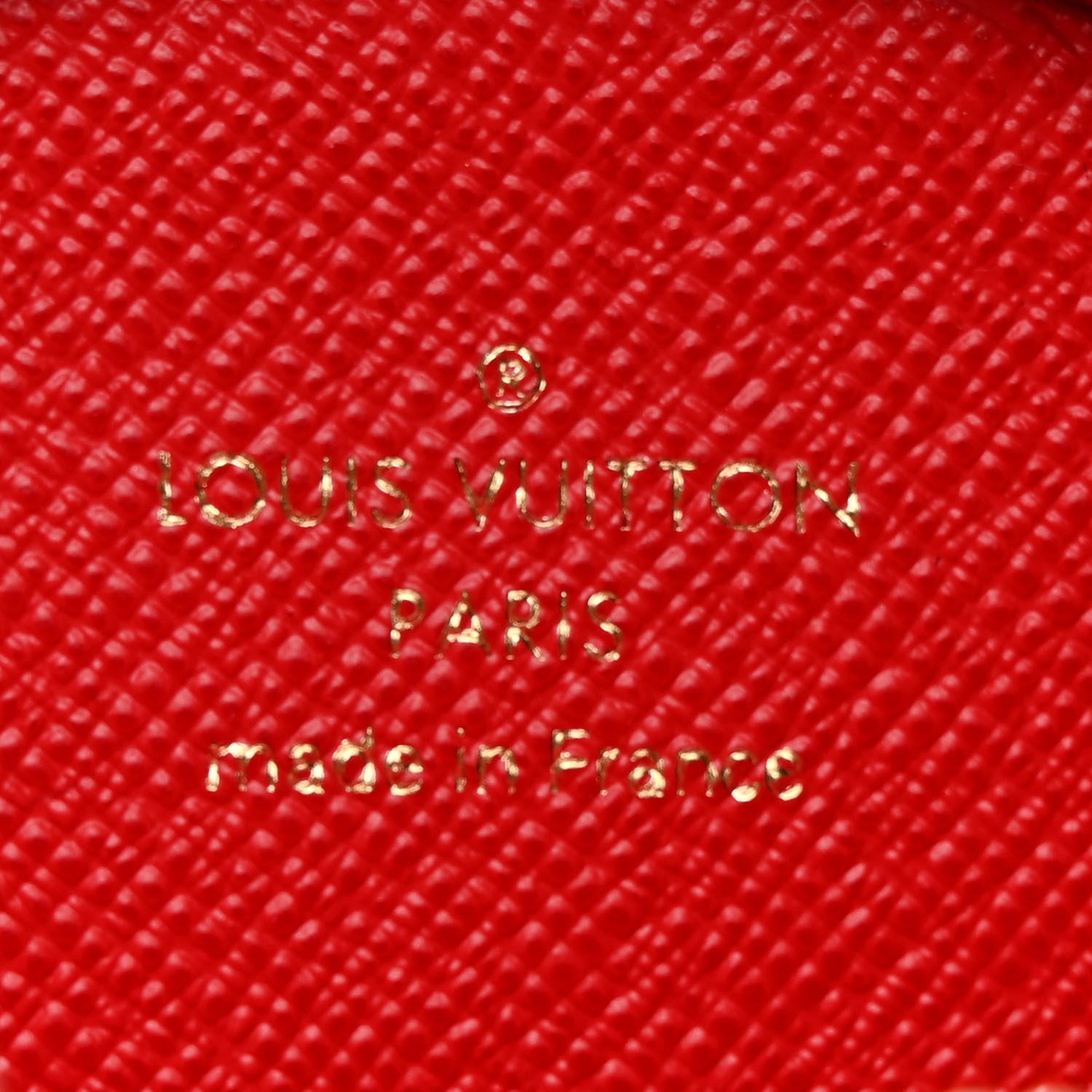 Louis Vuitton Monogram OnTheGo East West Round Coin Purse Red 6 of 6