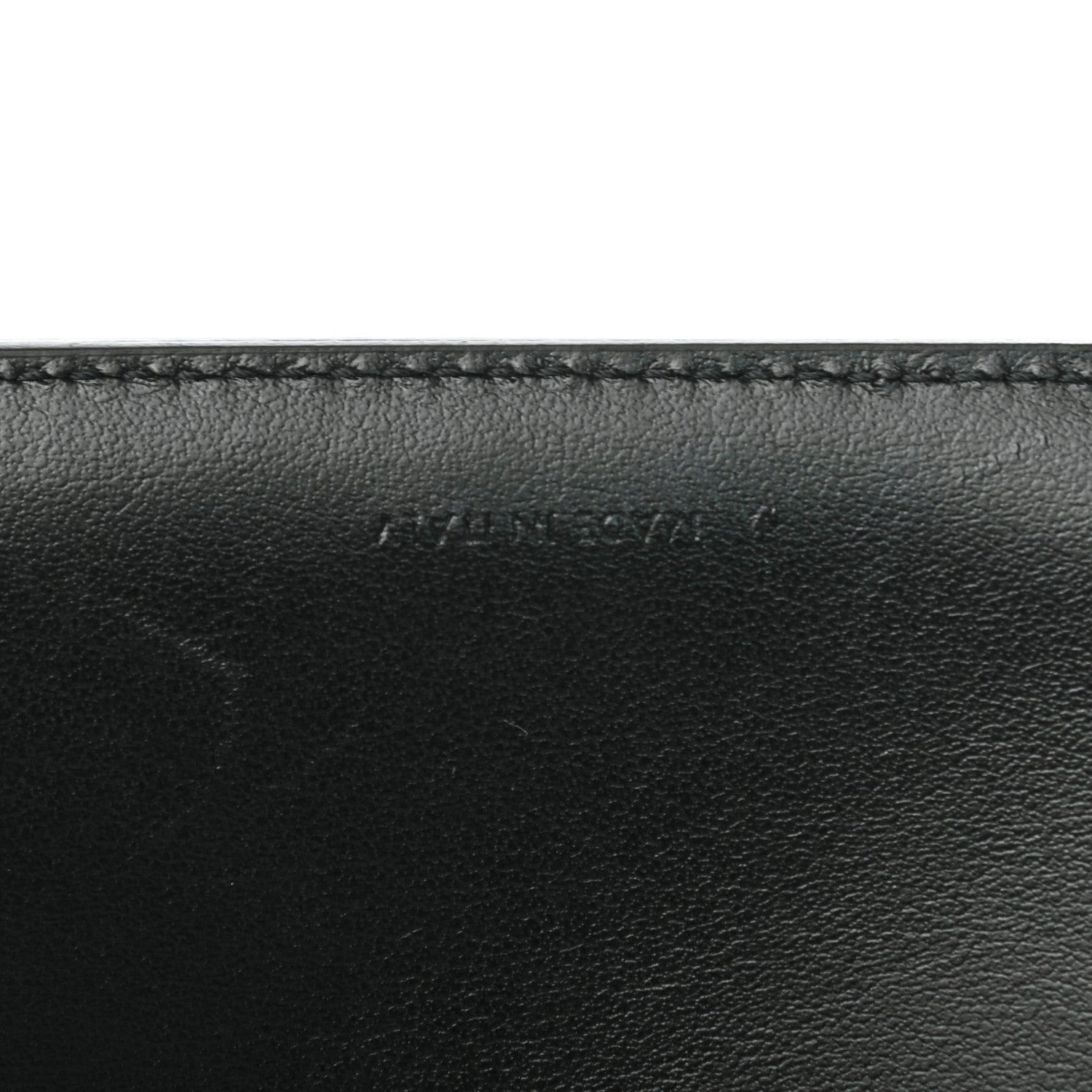 Celine Grained Calfskin Medium Multifunction Strap Wallet Black 6 of 7