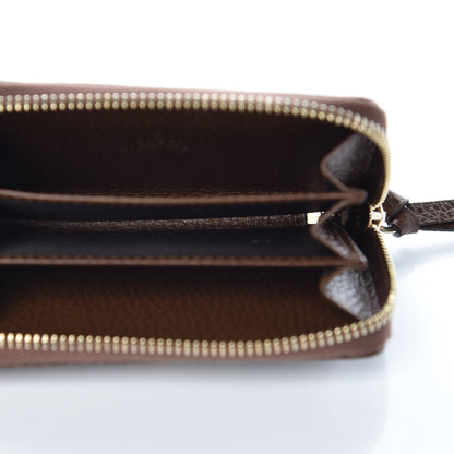 Gucci Dollar Calfskin Swing Zip Around Card Case Nut Brown 5 of 7