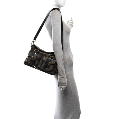 Louis Vuitton Monogram Manhattan NM Black 2 of 10