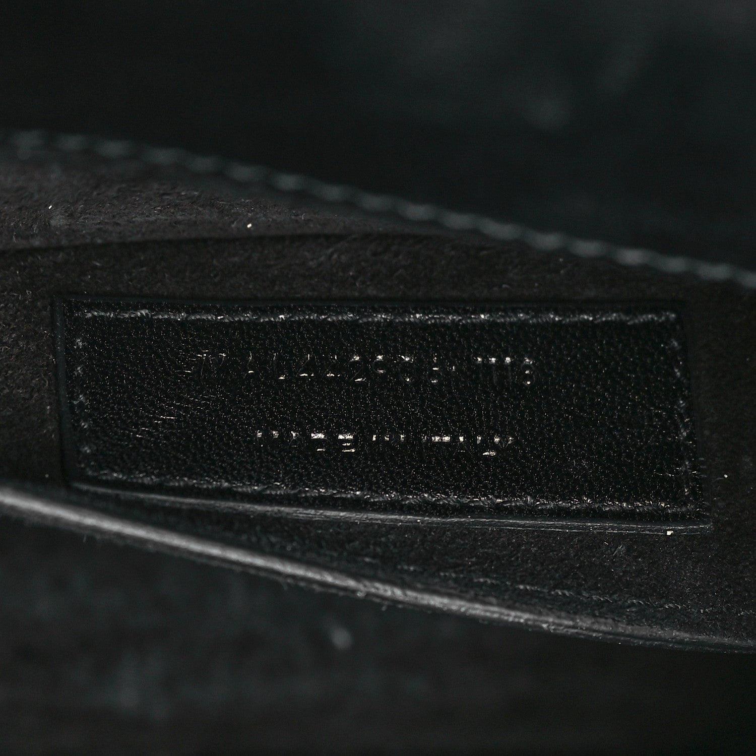 Saint Laurent Calfskin Medium Monogram Sunset Black 6 of 9