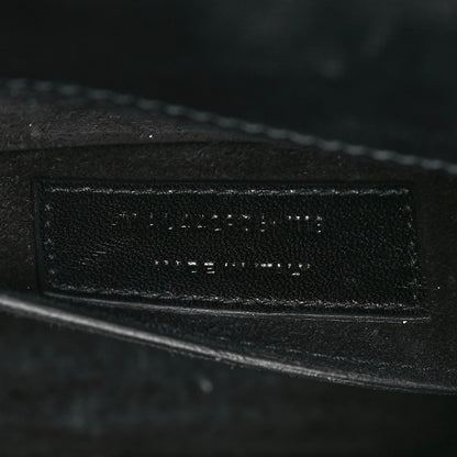 Saint Laurent Calfskin Medium Monogram Sunset Black 6 of 9
