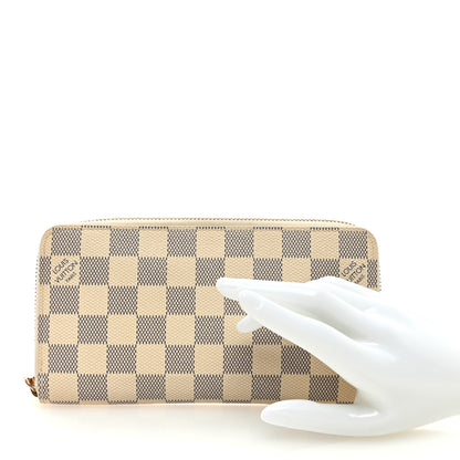 Louis Vuitton Damier Azur Zippy Wallet 2 of 6