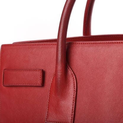 Saint Laurent Calfskin Small Sac De Jour Lipstick Red 14 of 14