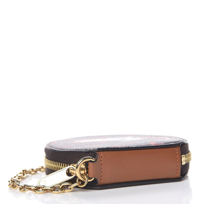Louis Vuitton Calfskin Catogram Micro Boite Chapeau Marron 4 of 7