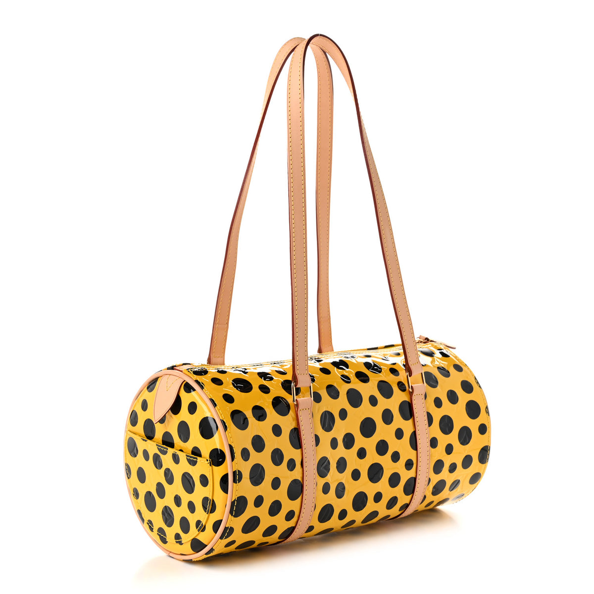 Louis Vuitton Vernis Kusama Infinity Dots Papillon 30 Yellow 3 of 10