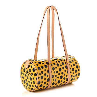 Louis Vuitton Vernis Kusama Infinity Dots Papillon 30 Yellow 3 of 10