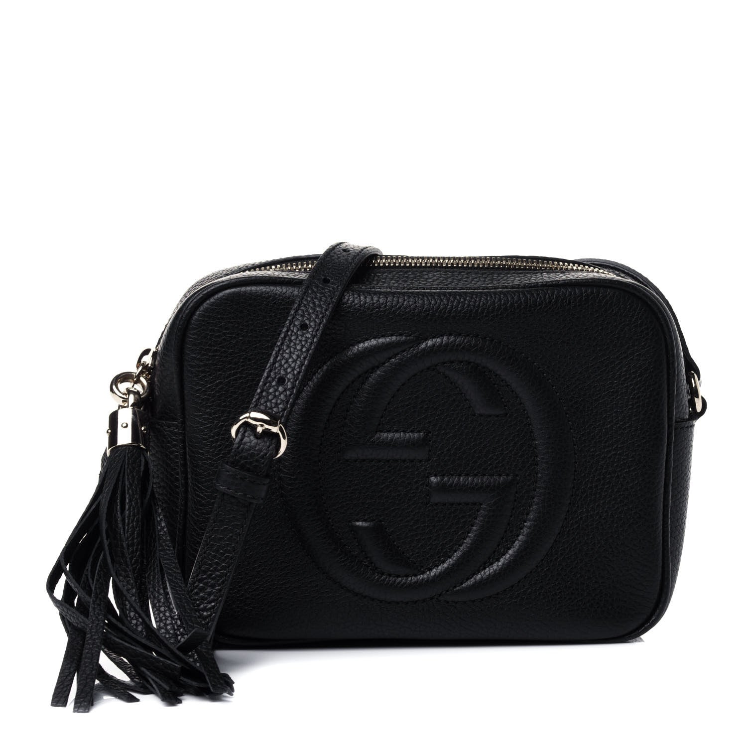 Gucci Pebbled Calfskin Small Soho Disco Bag Black 1 of 4