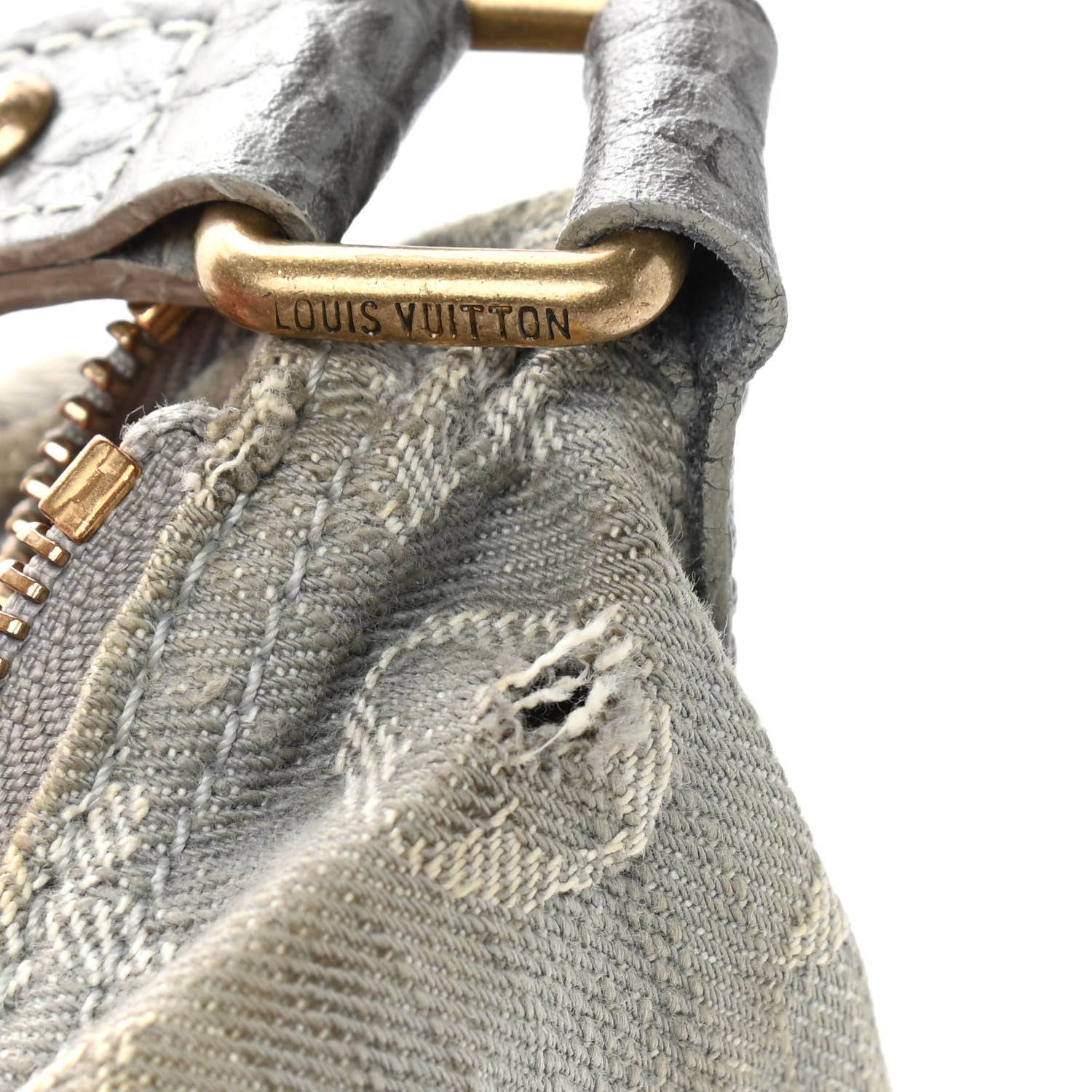 Louis Vuitton Monogram Denim Slightly Grey 8 of 8