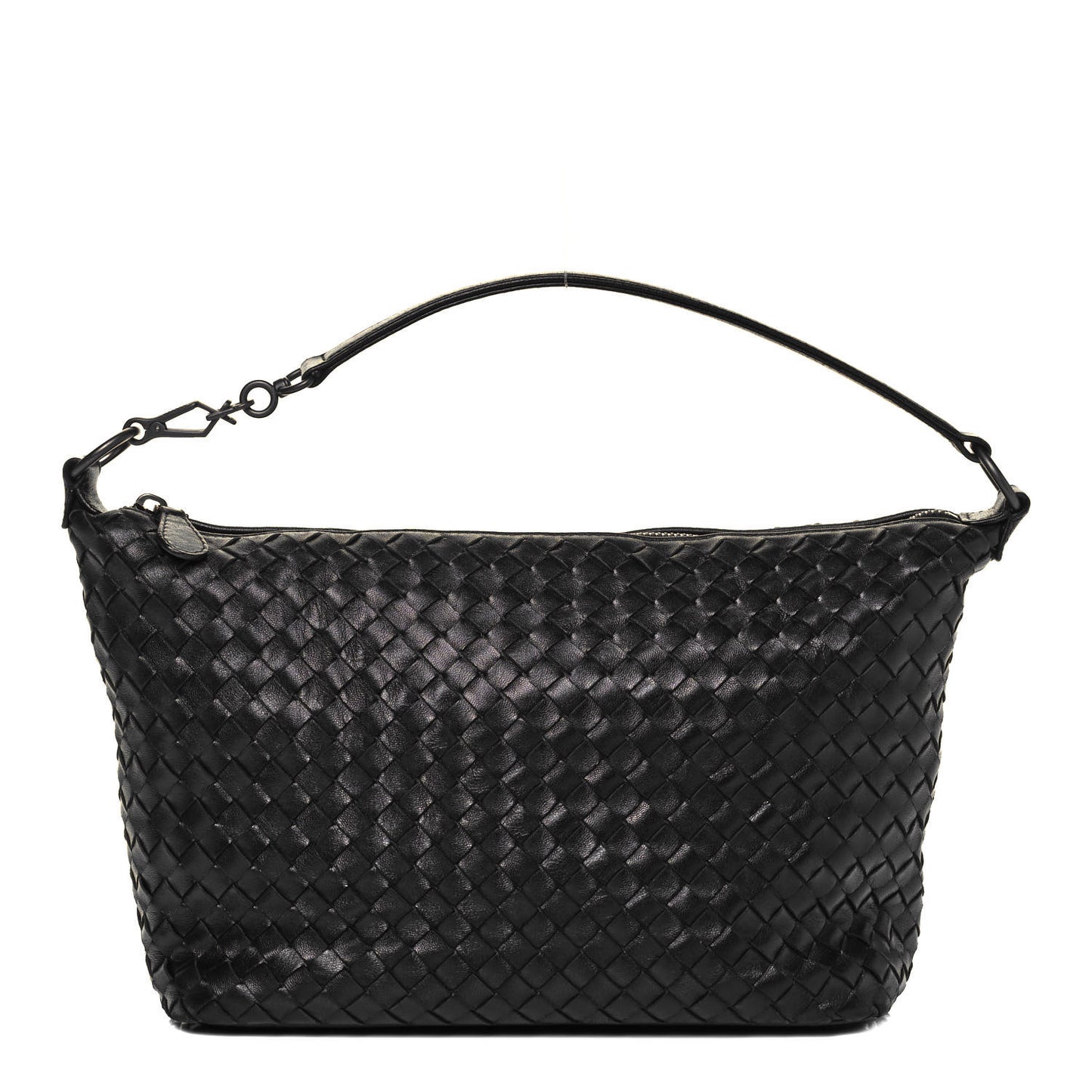 Nappa Intrecciato Small Shoulder Bag Black