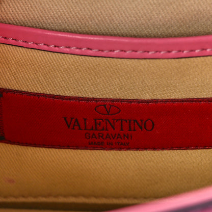 Valentino Garavani Vitello Mini Glam Lock Rockstud Flap Ninphea 6 of 8