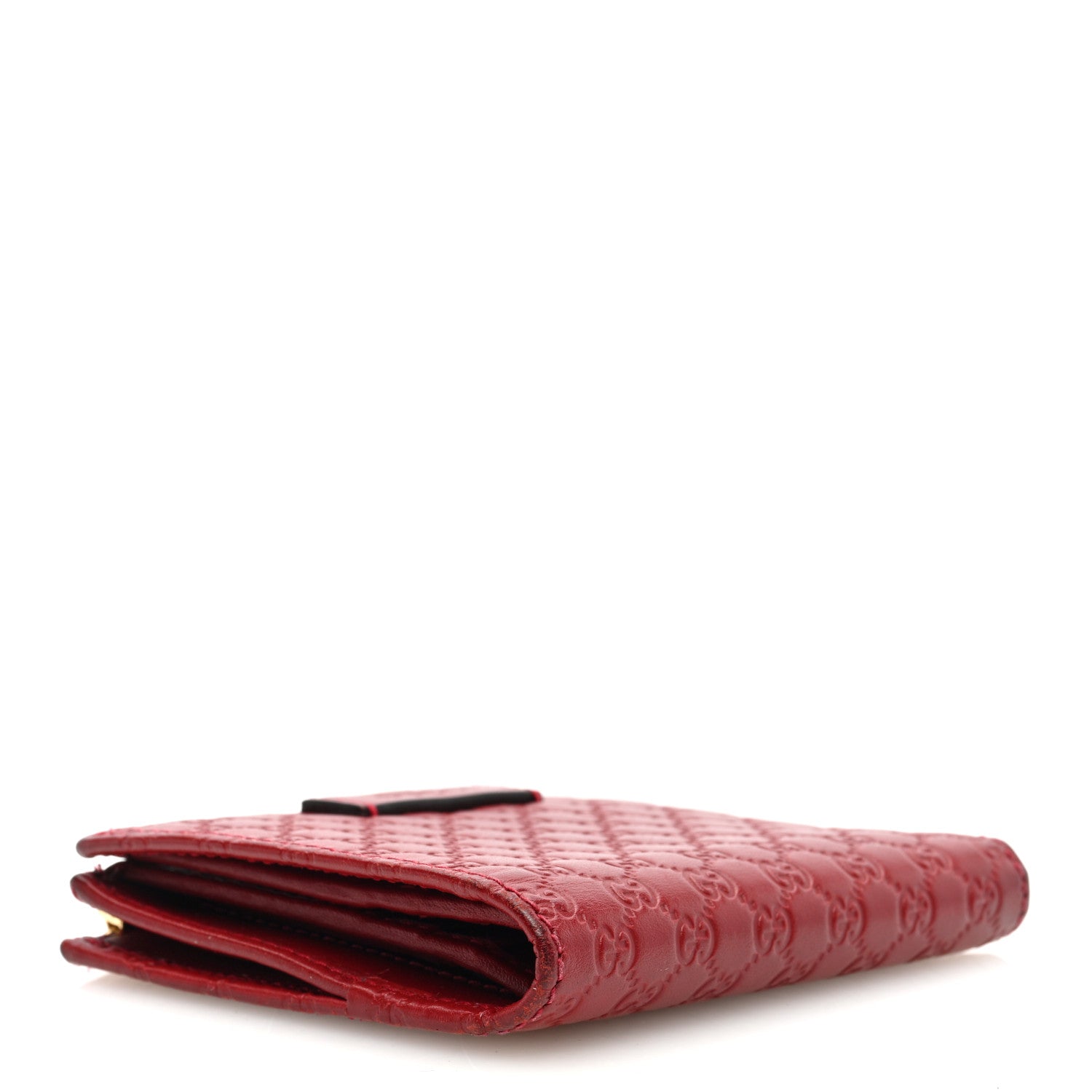 Gucci Microguccissima Bi-Fold Wallet Red 4 of 7