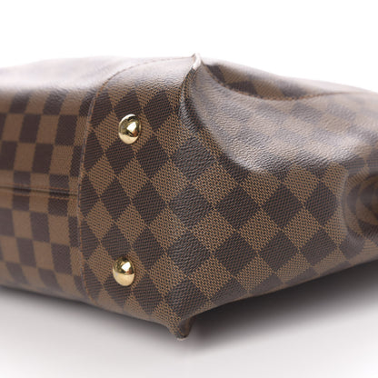 Louis Vuitton Damier Ebene Caissa Hobo Rose Ballerine 8 of 9