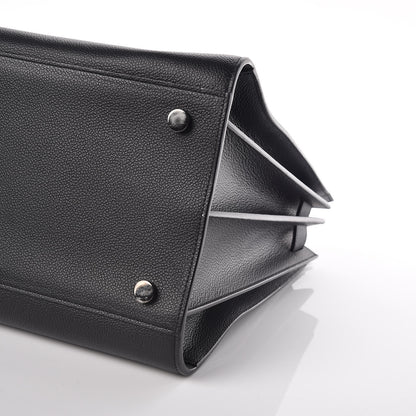 Saint Laurent Grained Calfskin Large Sac De Jour Carryall Black 7 of 13