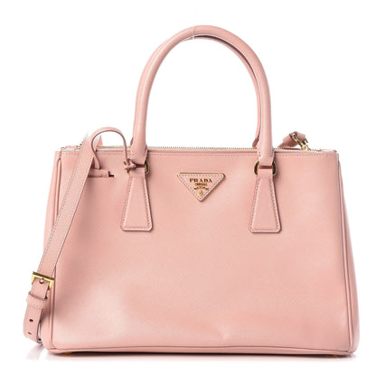 Prada Saffiano Small Galleria Double Zip Tote Orchidea 1 of 12